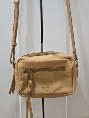 Tan Leather Crossbody Bag